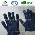 Twice Dipped Oil Proof Nitrile Gloves Safety Industrial Work Glove